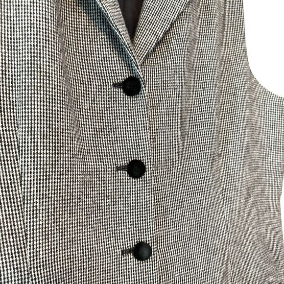 Vintage KGR Plaid Sleeveless Button Down Dress Size 16 - Picture 3 of 9